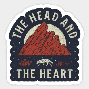 the heart and th Sticker